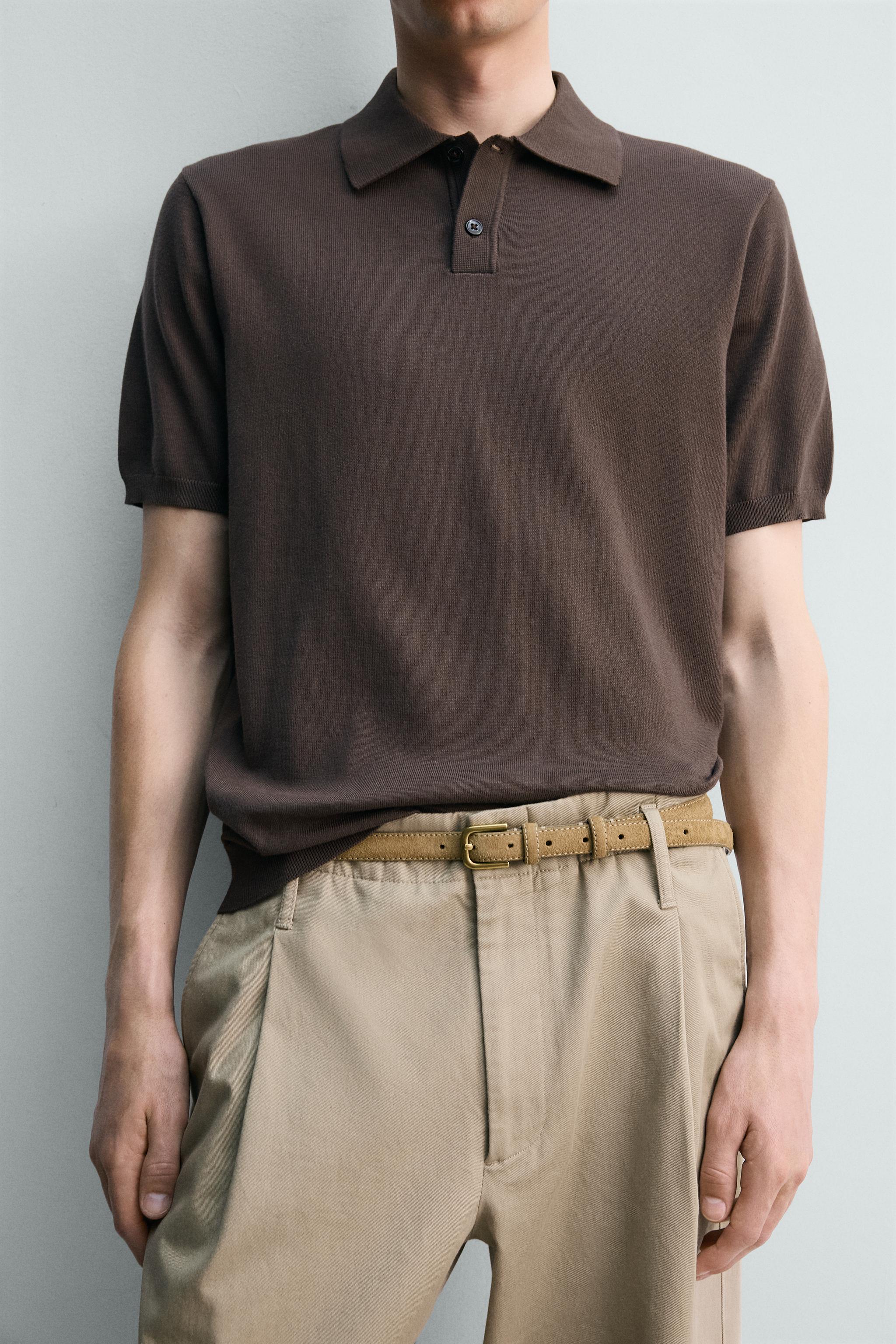 REGULAR FIT KNIT POLO SHIRT